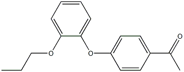 1-[4-(2-propoxyphenoxy)phenyl]ethan-1-one 结构式