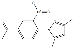  1-[4-(3,5-dimethyl-1H-pyrazol-1-yl)-3-nitrophenyl]ethan-1-one