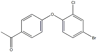 1-[4-(4-bromo-2-chlorophenoxy)phenyl]ethan-1-one
