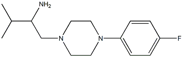 1-[4-(4-fluorophenyl)piperazin-1-yl]-3-methylbutan-2-amine|