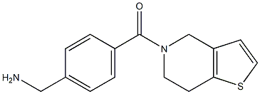 1-[4-(6,7-dihydrothieno[3,2-c]pyridin-5(4H)-ylcarbonyl)phenyl]methanamine Structure