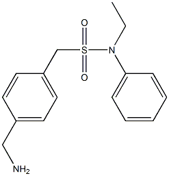 1-[4-(aminomethyl)phenyl]-N-ethyl-N-phenylmethanesulfonamide