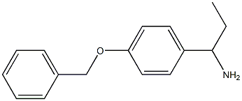 1-[4-(benzyloxy)phenyl]propan-1-amine Structure
