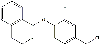 1-[4-(chloromethyl)-2-fluorophenoxy]-1,2,3,4-tetrahydronaphthalene