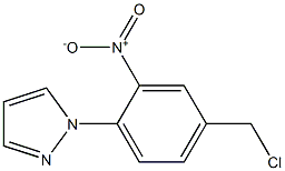 1-[4-(chloromethyl)-2-nitrophenyl]-1H-pyrazole|