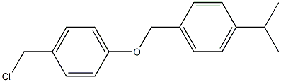1-[4-(chloromethyl)phenoxymethyl]-4-(propan-2-yl)benzene Structure