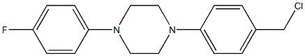 1-[4-(chloromethyl)phenyl]-4-(4-fluorophenyl)piperazine|