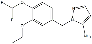 1-[4-(difluoromethoxy)-3-ethoxybenzyl]-1H-pyrazol-5-amine|