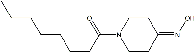 1-[4-(hydroxyimino)piperidin-1-yl]octan-1-one,,结构式