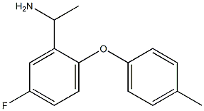  1-[5-fluoro-2-(4-methylphenoxy)phenyl]ethan-1-amine