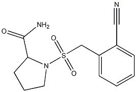 1-{[(2-cyanophenyl)methane]sulfonyl}pyrrolidine-2-carboxamide