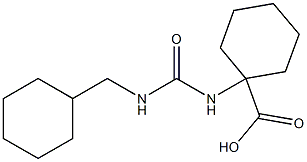 1-{[(cyclohexylmethyl)carbamoyl]amino}cyclohexane-1-carboxylic acid