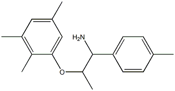 1-{[1-amino-1-(4-methylphenyl)propan-2-yl]oxy}-2,3,5-trimethylbenzene|