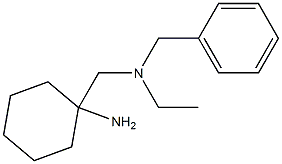 1-{[benzyl(ethyl)amino]methyl}cyclohexan-1-amine