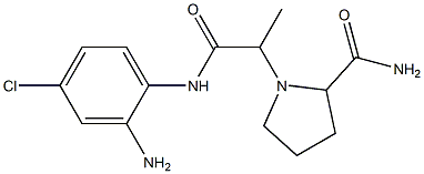 1-{1-[(2-amino-4-chlorophenyl)carbamoyl]ethyl}pyrrolidine-2-carboxamide