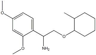 1-{1-amino-2-[(2-methylcyclohexyl)oxy]ethyl}-2,4-dimethoxybenzene