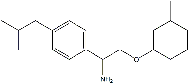 1-{1-amino-2-[(3-methylcyclohexyl)oxy]ethyl}-4-(2-methylpropyl)benzene