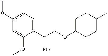 1-{1-amino-2-[(4-methylcyclohexyl)oxy]ethyl}-2,4-dimethoxybenzene