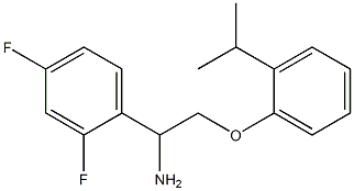  1-{1-amino-2-[2-(propan-2-yl)phenoxy]ethyl}-2,4-difluorobenzene