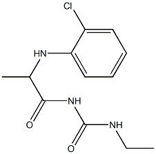 1-{2-[(2-chlorophenyl)amino]propanoyl}-3-ethylurea