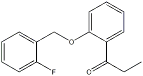 1-{2-[(2-fluorophenyl)methoxy]phenyl}propan-1-one