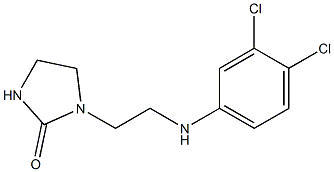 1-{2-[(3,4-dichlorophenyl)amino]ethyl}imidazolidin-2-one Structure