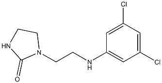 1-{2-[(3,5-dichlorophenyl)amino]ethyl}imidazolidin-2-one Structure