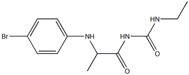 1-{2-[(4-bromophenyl)amino]propanoyl}-3-ethylurea