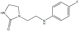 1-{2-[(4-fluorophenyl)amino]ethyl}imidazolidin-2-one Struktur