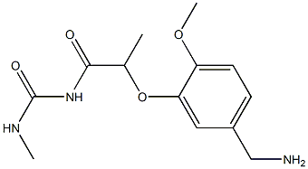  1-{2-[5-(aminomethyl)-2-methoxyphenoxy]propanoyl}-3-methylurea