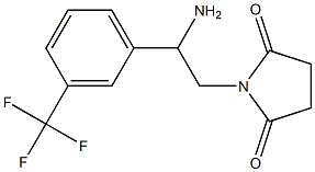 1-{2-amino-2-[3-(trifluoromethyl)phenyl]ethyl}pyrrolidine-2,5-dione