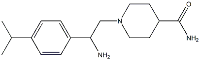 1-{2-amino-2-[4-(propan-2-yl)phenyl]ethyl}piperidine-4-carboxamide