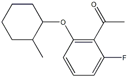 1-{2-fluoro-6-[(2-methylcyclohexyl)oxy]phenyl}ethan-1-one