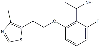 1-{2-fluoro-6-[2-(4-methyl-1,3-thiazol-5-yl)ethoxy]phenyl}ethan-1-amine