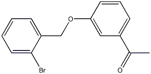 1-{3-[(2-bromobenzyl)oxy]phenyl}ethanone