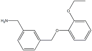 1-{3-[(2-ethoxyphenoxy)methyl]phenyl}methanamine