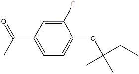 1-{3-fluoro-4-[(2-methylbutan-2-yl)oxy]phenyl}ethan-1-one