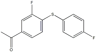 1-{3-fluoro-4-[(4-fluorophenyl)sulfanyl]phenyl}ethan-1-one