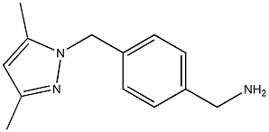 1-{4-[(3,5-dimethyl-1H-pyrazol-1-yl)methyl]phenyl}methanamine