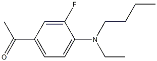 1-{4-[butyl(ethyl)amino]-3-fluorophenyl}ethan-1-one