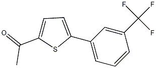 1-{5-[3-(trifluoromethyl)phenyl]thien-2-yl}ethanone|