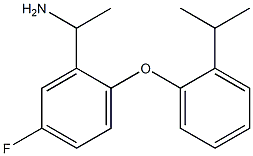  1-{5-fluoro-2-[2-(propan-2-yl)phenoxy]phenyl}ethan-1-amine