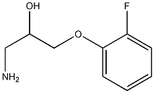 1-amino-3-(2-fluorophenoxy)propan-2-ol