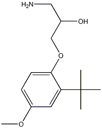 1-amino-3-(2-tert-butyl-4-methoxyphenoxy)propan-2-ol