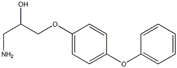 1-amino-3-(4-phenoxyphenoxy)propan-2-ol Structure