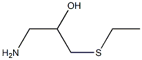 1-amino-3-(ethylsulfanyl)propan-2-ol Struktur