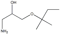 1-amino-3-[(2-methylbutan-2-yl)oxy]propan-2-ol Structure