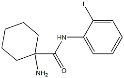 1-amino-N-(2-iodophenyl)cyclohexane-1-carboxamide