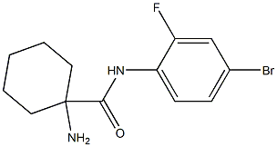 1-amino-N-(4-bromo-2-fluorophenyl)cyclohexanecarboxamide