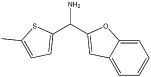 1-benzofuran-2-yl(5-methylthiophen-2-yl)methanamine,,结构式